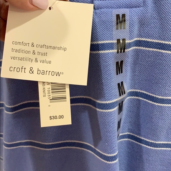 Croft and Barrow polo shirt – size medium - Picture 4 of 8